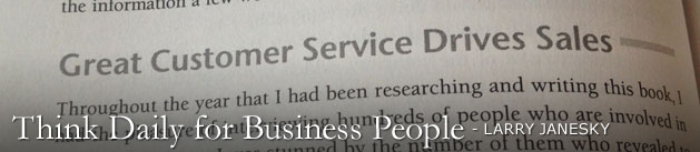 Larry Janesky: Think Daily