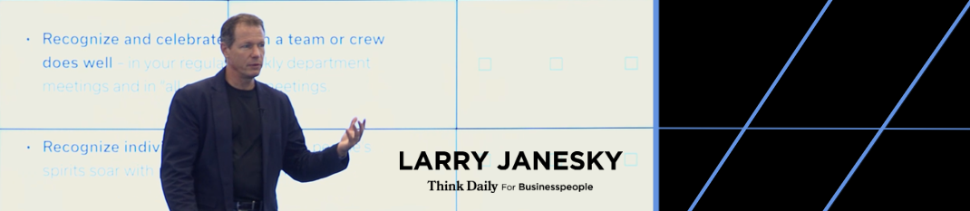 Larry Janesky: Think Daily